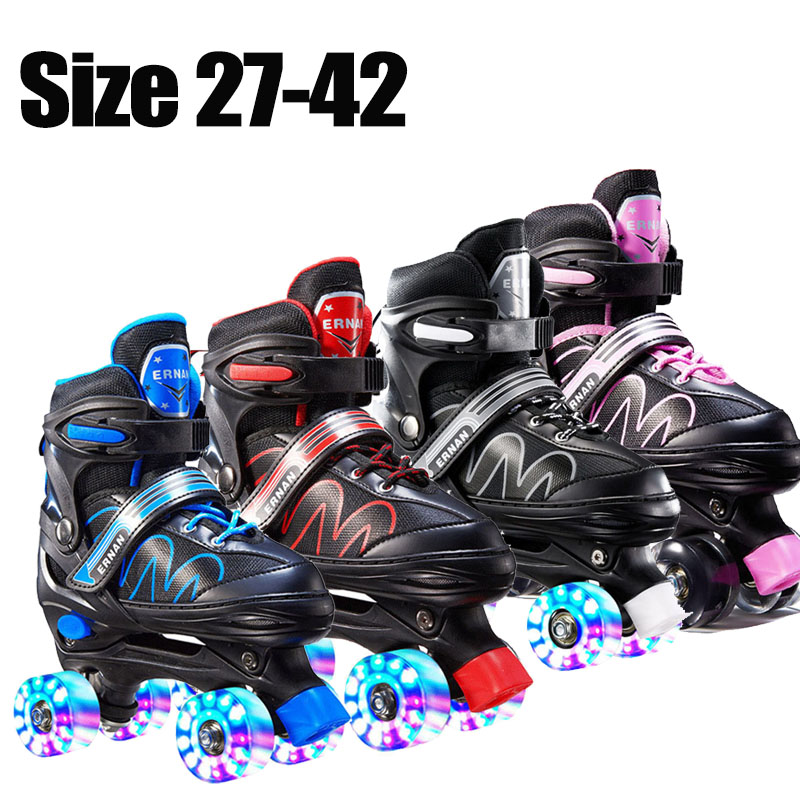 Sneakers Care - Размер 27-42, регулируемые роликовые коньки для
