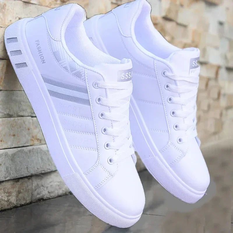 White Sneaker Care Kit - Мужские кроссовки, белая повседневная обувь, оригинальная