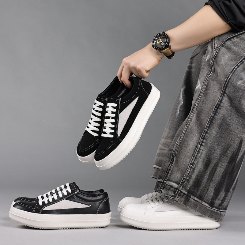 White Sneaker Care Kit - Мужские черные кроссовки на платформе из