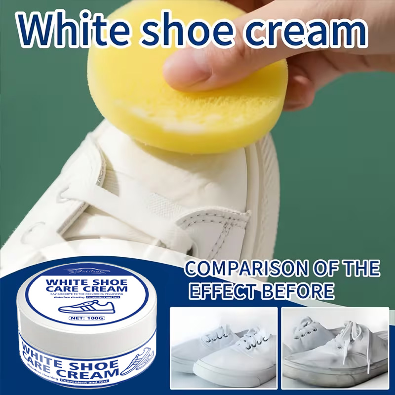 Белый крем для ухода за кроссо – обзор и цена Sneaker Care Whitener